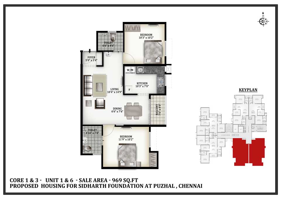 Sidharth Crown – Premium Apartments in North Chennai